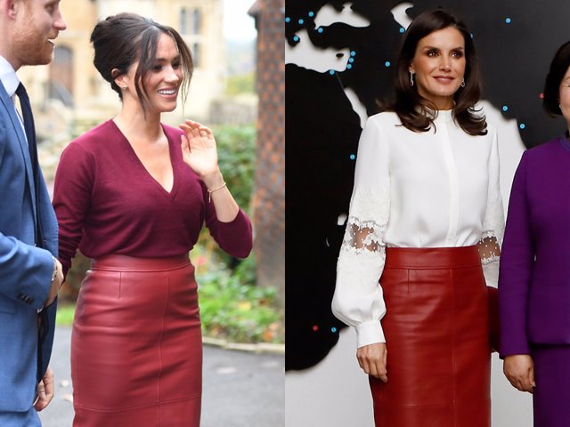 Meghan Markle y la Reina Letizia