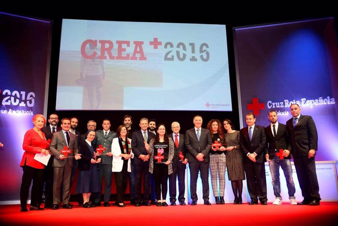 Entrega de los Premios CREA+ 2016 de Cruz Roja en Andalucía.