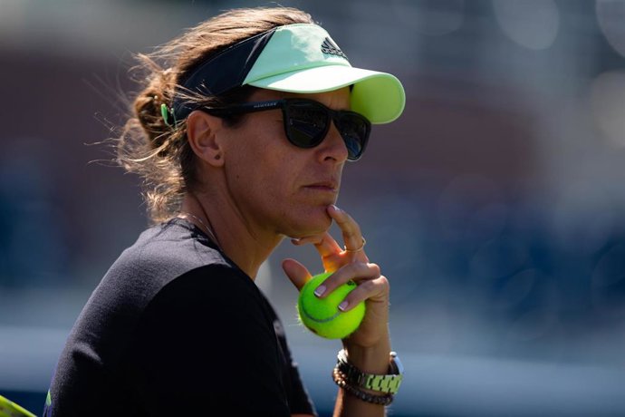 La capitana del equipo español de Copa Federación, Anabel Medina