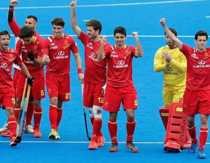 La selección española masculina de hockey hierba