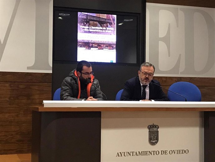 Toño Huerta y Alfredo García Quintana durante la presentación de la I Ruta Interpretativa.