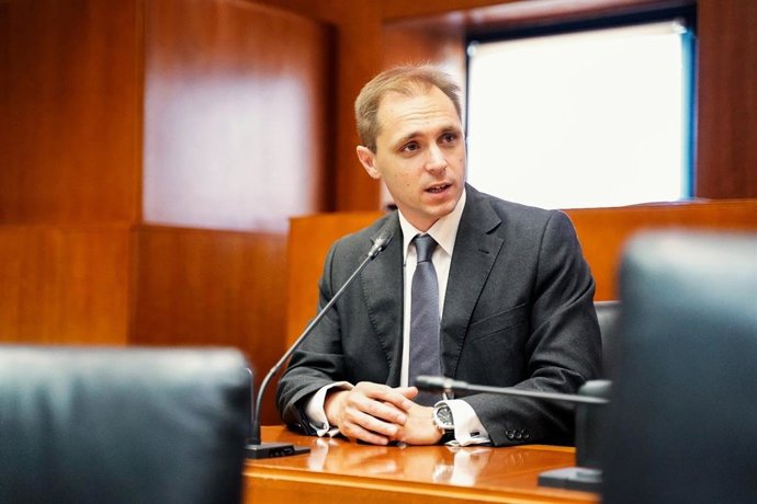 El portavoz de Ciudadanos en Educación en las Cortes de Aragón, Carlos Trullén.