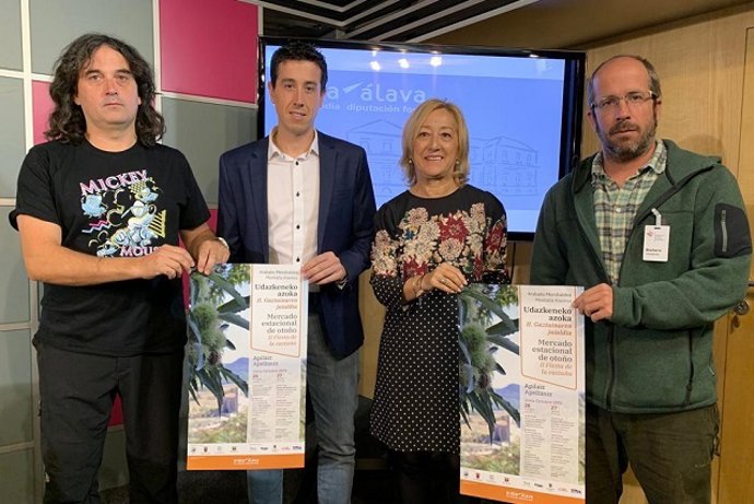 Presentación mercado de otoño de montaña alavesa