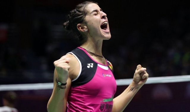 La jugadora española de bádminton Carolina Marín.