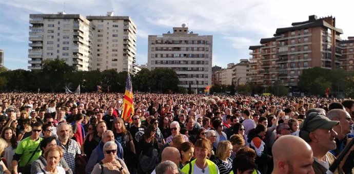 Concentración en Pamplona contra la sentencia del 'caso Alsasua'