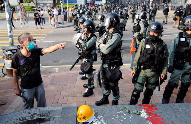 Enfrentamientos en Hong Kong
