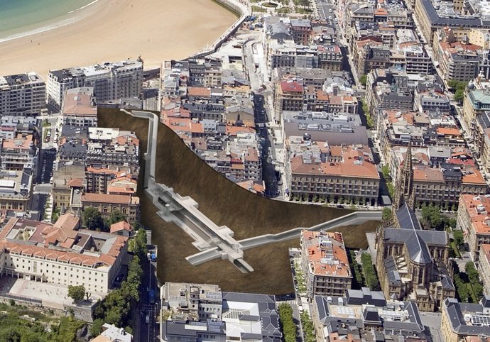Obras del Topo en San Sebastián