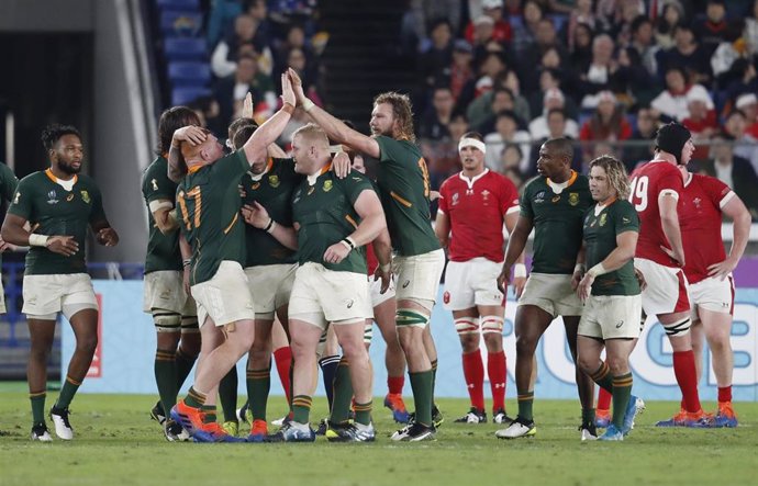 La selección de Sudáfrica derrota a Gales en semifinales del Mundial de rugby de Japón