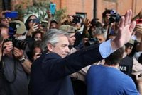 Alberto Fernández tras el cierre de las urnas: "Es un gran día, Argentina va a andar bien"