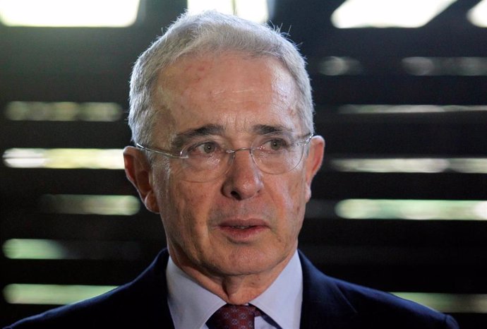 El expresidente de  Colombia Alvaro Uribe