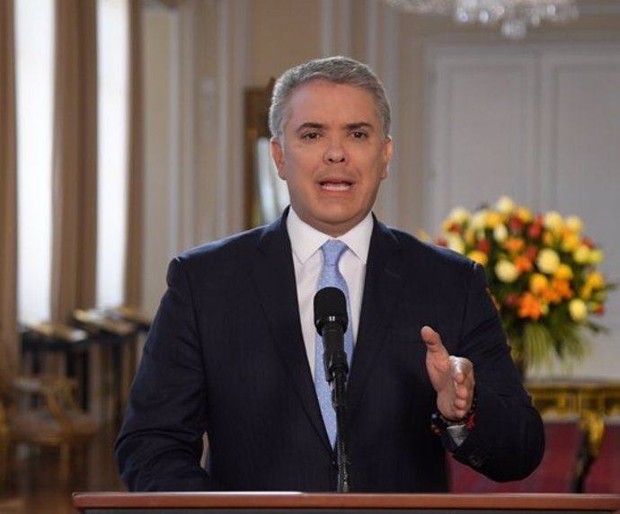 Colombia.-Duque destaca el triunfo de la democracia en la primera jornada electo