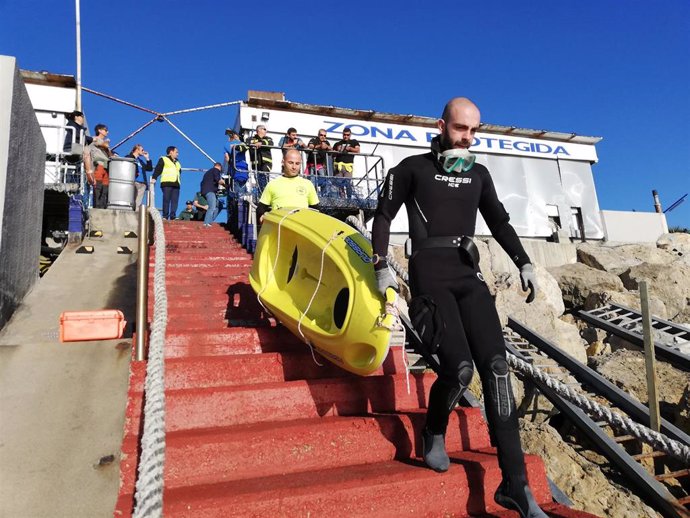 Simulacro de rescate en el Puerto de Tarragona