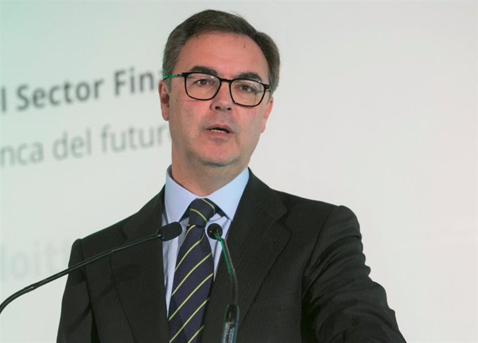 El consejero delegado de Bankia, José Sevilla, durante el XXVI Encuentro del Sector Financiero organziado por Deloitte, Sociedad de Tasación y ABC.