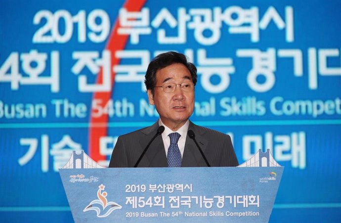 El primer ministro de Corea del Sur, Lee Nak Yon