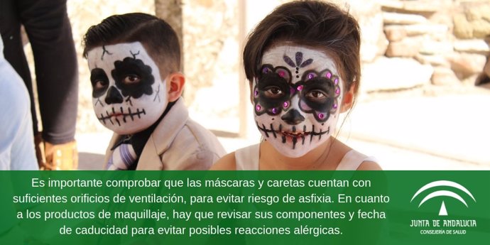 Imagen de archivo de la campaña de la Junta sobre los disfraces infantiles para Halloween. 