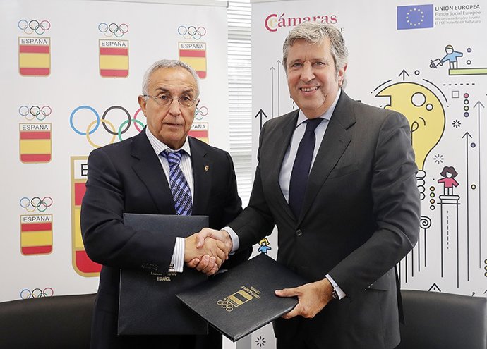 El presidente del COE, Alejandro Blanco, firma un acuerdo con INCYDE