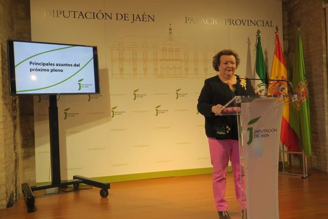 Pilar Parra en su comparencencia de prensa