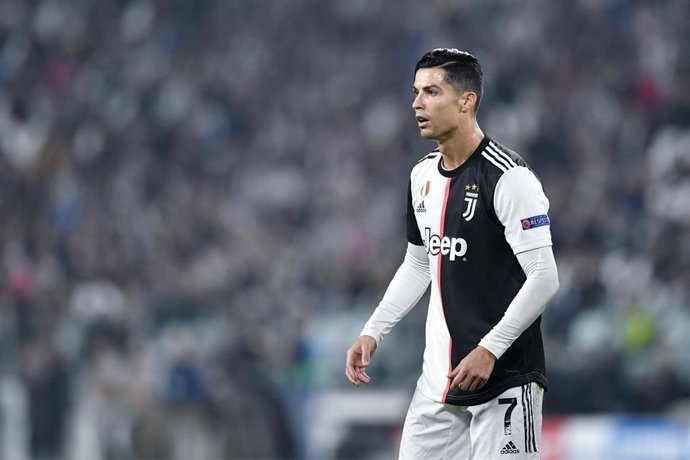 Cristiano Ronaldo en un partido con la Juventus