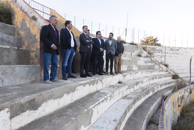 El presidente de la Diputación de Almería visita la Plaza de Toros de Laujar
