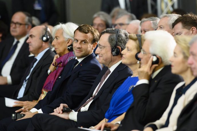 BCE.- Lagarde y los líderes de la eurozona rinden homenaje a Draghi en el adiós 