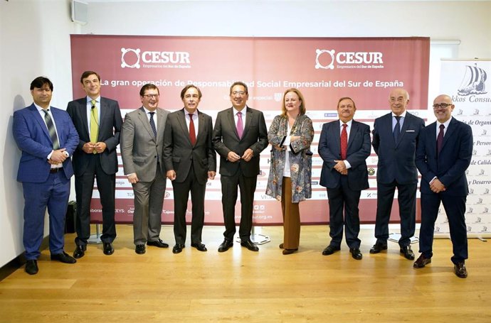 Jornada sobre transición energética organizada por la Asociación de Empresarios del Sur de España (Cesur) en Sevilla.