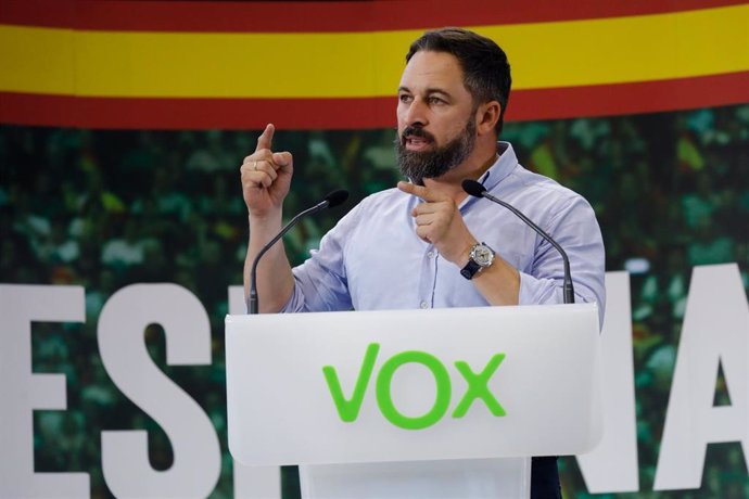 El presidente de Vox, Santiago Abascal en una foto de archivo.