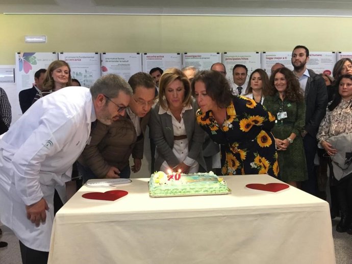 Conmemoración del vigésimo aniversario del Hospital Alto Guadalquivir de Andújar.