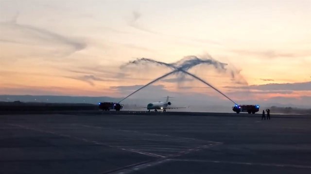 Primer vuelo Gran Canaria - Zaragoza