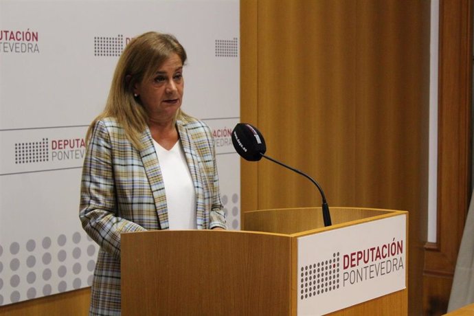 A presidenta da Deputación de Pontevedra, Carmela Silva.