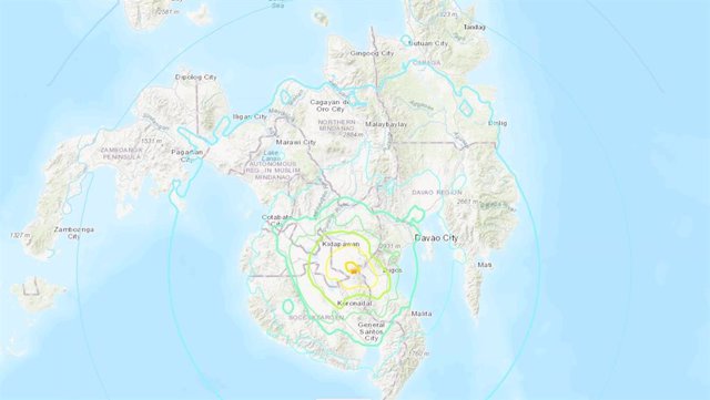 Registrado un terremoto de magnitud 6,6 en el sur de Filipinas