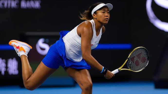 Naomi Osaka durante el torneo de Pekín