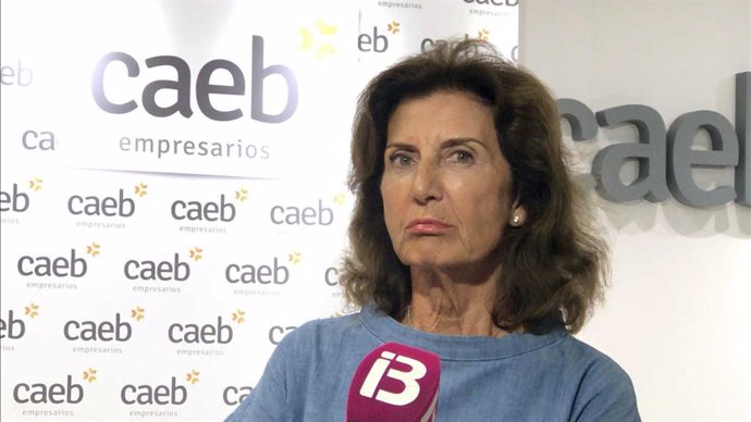 La presidenta de la CAEB, Carmen Planas.