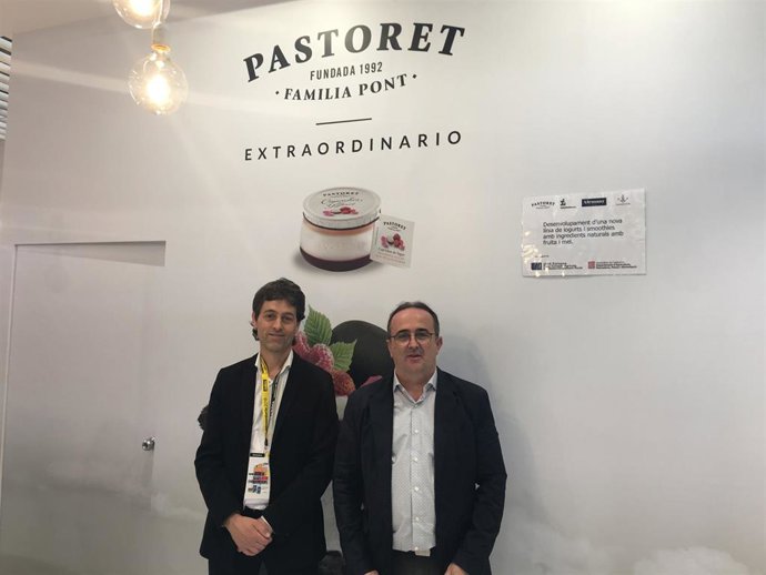 Ferran Alemany, gerente de Torrons i Mel Alemany, y Xavier Pont, gerente de Pastoret de la Segarra