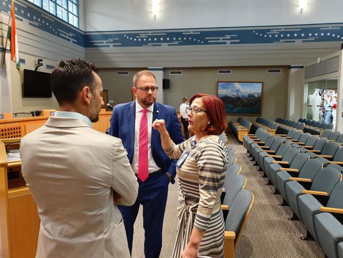 El alcalde de Mérida, Antonio Rodríguez Osuna, en Miami promociona las Ciudades Patrimonio