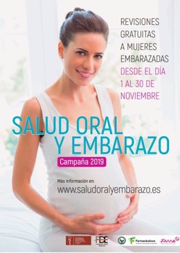 Cartel de la 'III Campaña Salud Oral y Embarazo'