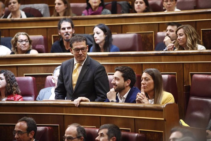 Jaume Alonso-Cuevillas (JxCat) interviene durante la sesión constitutiva de la Cámara baja.                     