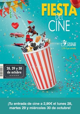 Cartel de la Fiesta del cine