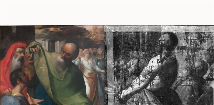 Pentecontés, cuadro de Franciscoe Herrera 'El Viejo' restaurado