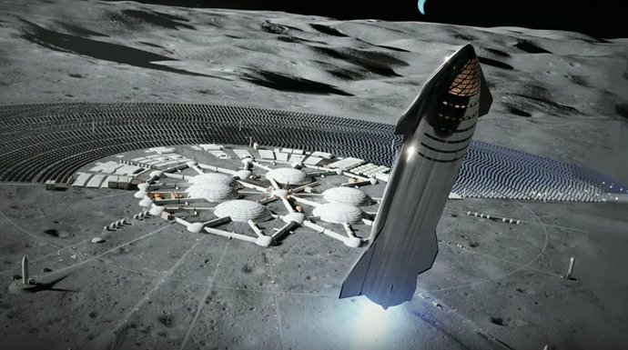 Space X aspira a llegar a la Luna antes de 2022 con su cohete Starship  