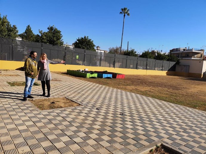 Eva Oliva en el colegio Paulo Orosio