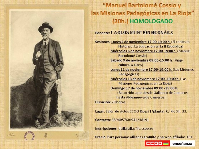 Curso sobre la figura de Bartolomé Cossio