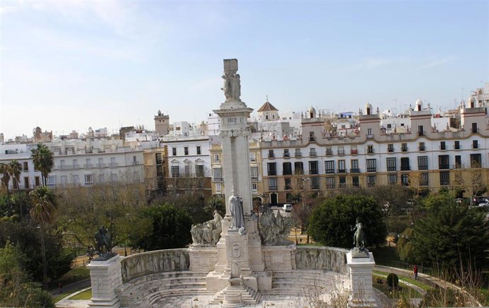 Plaza España de Cádiz