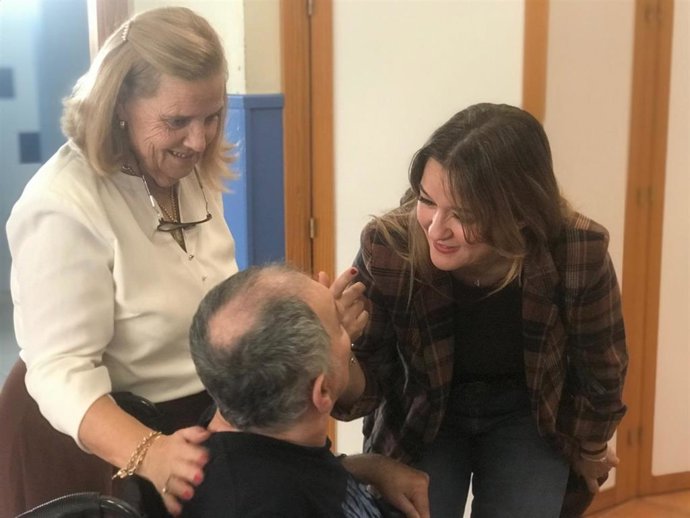 Verónica Pérez en el centro de Mater et Magistra