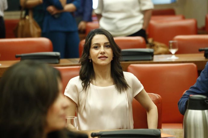 La portavoz de Ciudadanos en el Congreso de los Diputados, Inés Arrimadas.