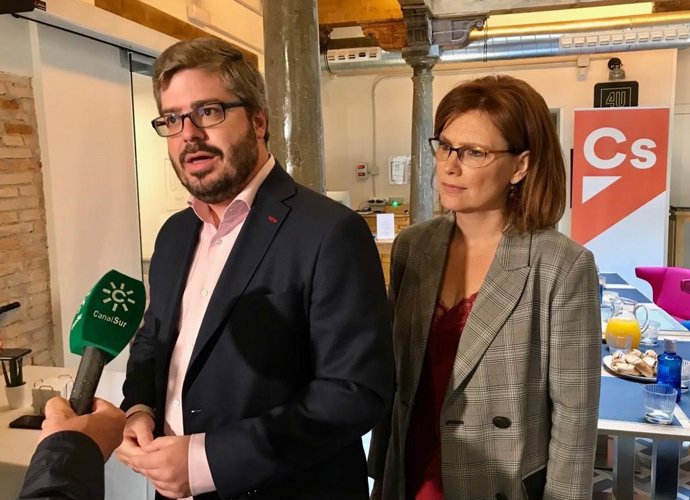 Fran Hervías y Mar Sánchez, de Cs