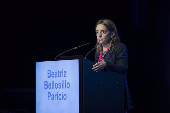La doctora Beatriz Bellosillo durante el Congreso Nacional de Hematología, organizado en Valencia por la SEHH
