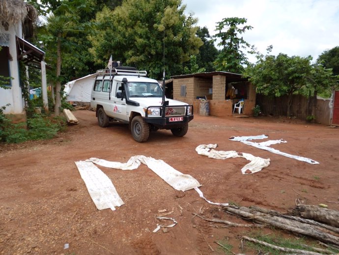 R.Centroafricana.- MSF suspende parte de sus actividades en Bria tras un nuevo r