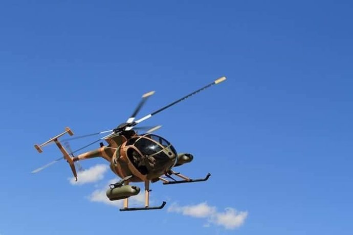 Helicóptero de combate de las Fuerzas Armadas de Afganistán