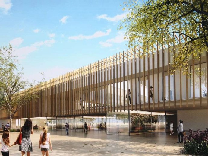 Proyecto ganador del centro sociosanitario de Mérida