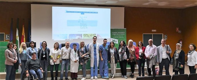 Visita de profesores de países europeos y de Marruecos al Hospital Virgen de la Victoria de Málaga